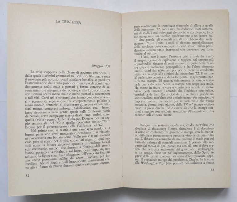 DALL'ESTREMA AMERICA di Pasinetti 1974 Bompiani Libro romanzo I edizione
