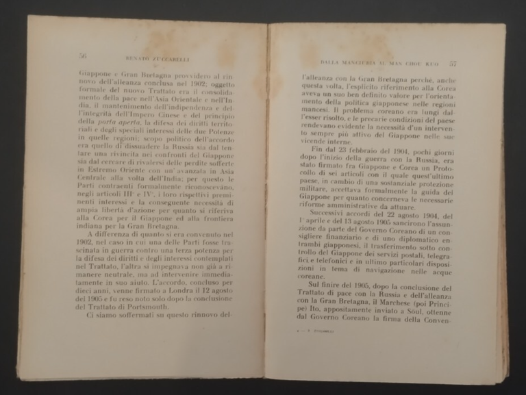 DALLA MANCIURIA AL MAN CHOU KUO di Renato Zuccarelli 1942 …