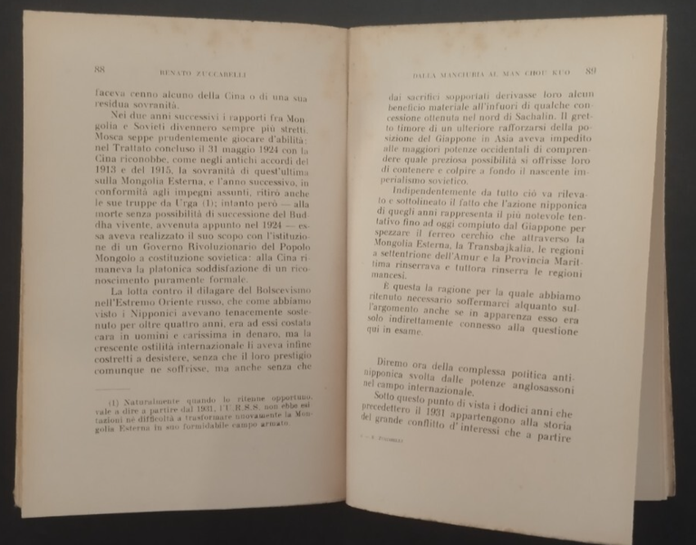 DALLA MANCIURIA AL MAN CHOU KUO di Renato Zuccarelli 1942 …