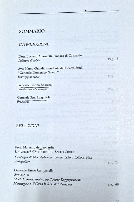 DALLE MAINARDE AL METAURO IL CORPO ITALIANO DI LIBERAZIONE C.I.L. …