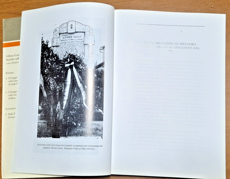 DALLE MAINARDE AL METAURO IL CORPO ITALIANO DI LIBERAZIONE C.I.L. …