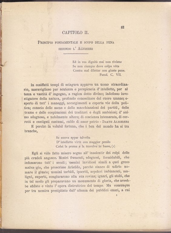 DANTE ALIGHIERI AUTORE DI UNA TEORICA DELLA PENA Giuseppe De …