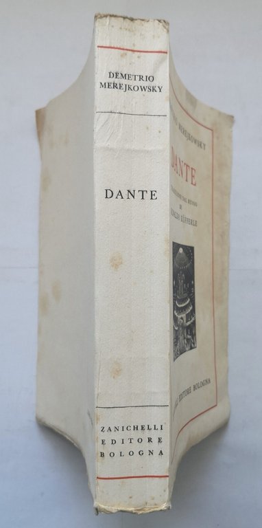 DANTE di Demetrio Merejkowsky 1940 Nicola Zanichelli Libro