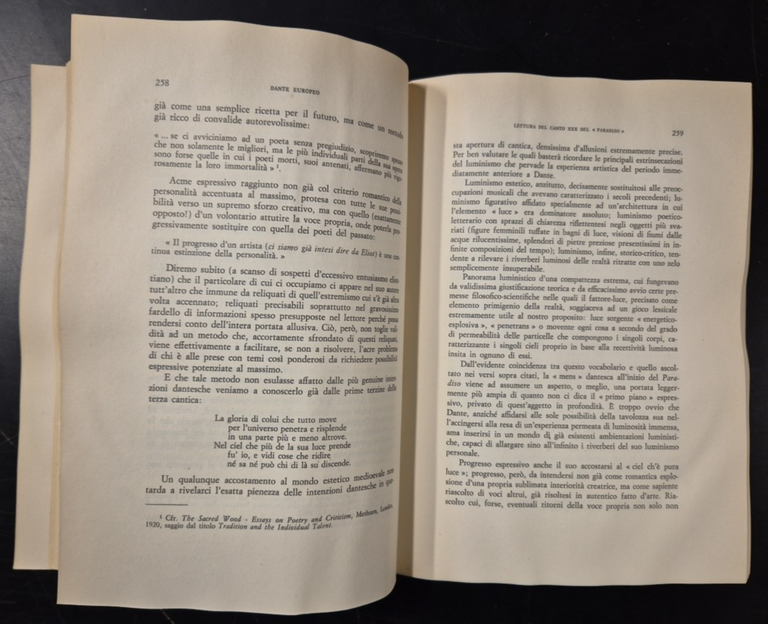 DANTE EUROPEO di Egidio Guidubaldi 3 volumi 1965 Olschki libro …