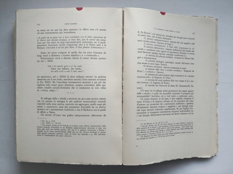 DANTE EUROPEO di Egidio Guidubaldi 3 volumi 1965 Olschki libro …