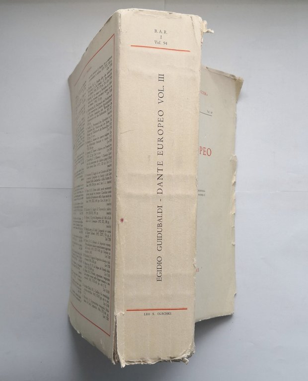 DANTE EUROPEO III poema sacro esperienza di Egidio Guidubaldi 1968 …