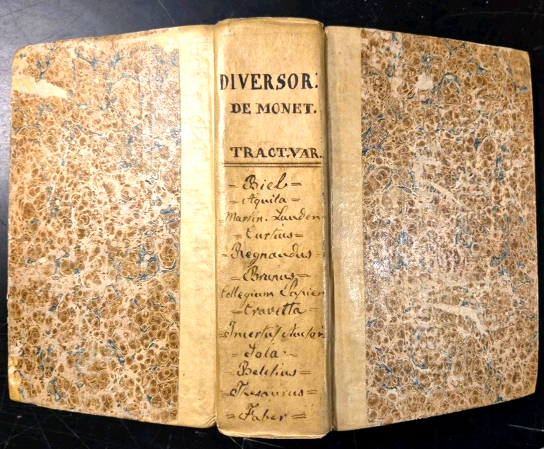 DE MONETARIUM AUGMENTO VARIATIONE ET DIMINUTIONE Gaspari Antonii Thesauri 1609