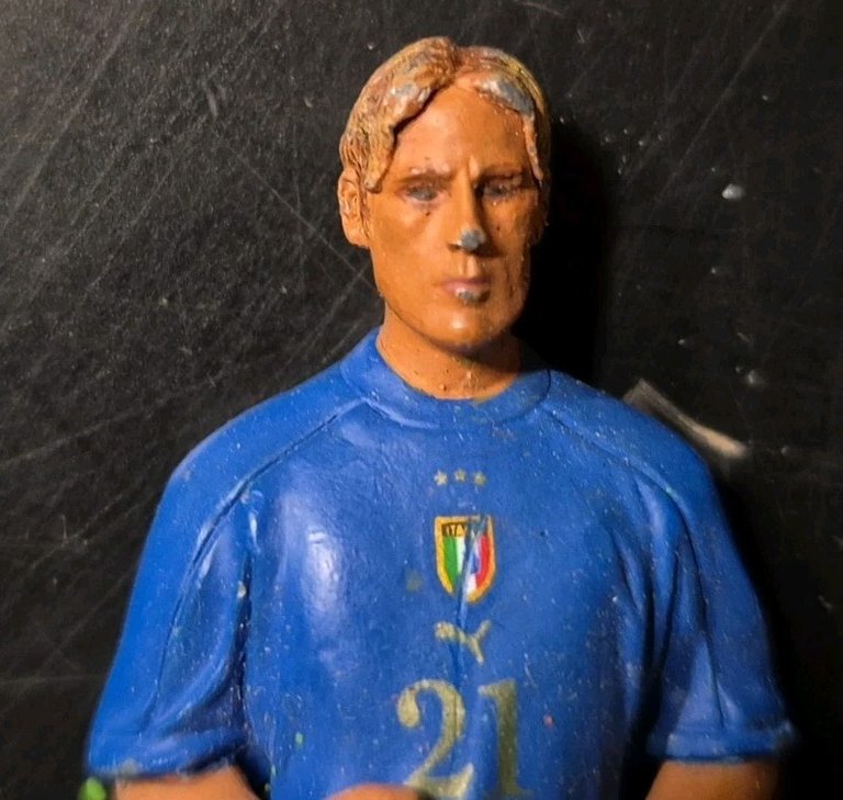 DE ROSSI PIRLO CAMORANESI GILARDINO Statuine piombo Italia 2006 Nazionale