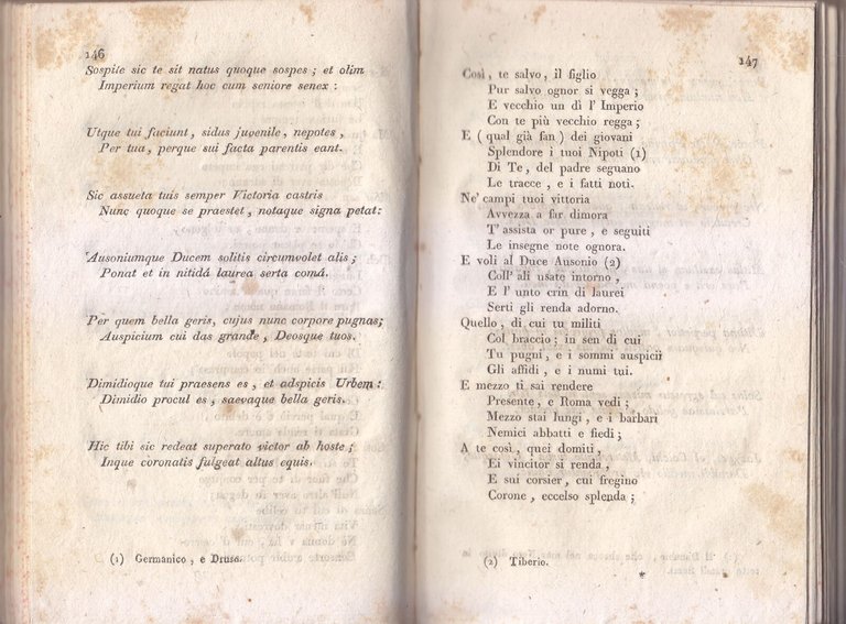 DE TRISTI Di Publio Ovidio Nasone 1818 Stamperia Reale Libro …