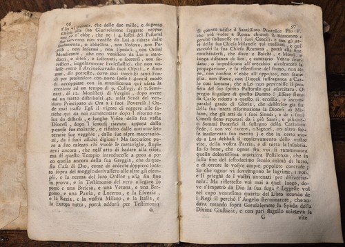 DECADE DI PANEGIRICI SACRI composti recitati da 2 agostiniani scalzi …