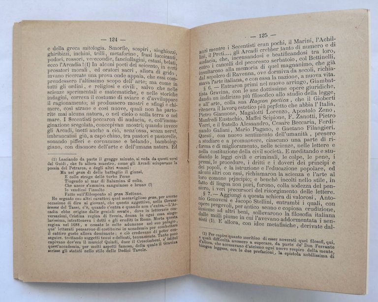 DEI FONDAMENTI SCIENTIFICI ARTE LETTERARIA E STORIA LETTERE ITALIANE 1891 …