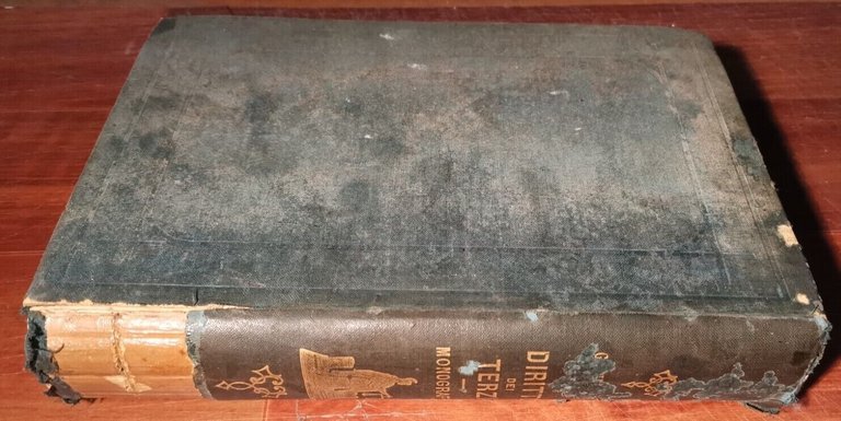 DEL DIRITTO DEI TERZI di Giuseppe Mirabelli 1889 UTET codice …