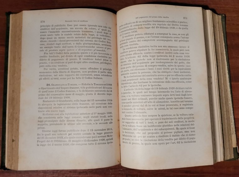 DEL DIRITTO DEI TERZI di Giuseppe Mirabelli 1889 UTET codice …