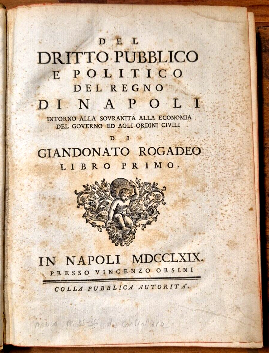 DEL DIRITTO PUBBLICO E POLITICO DEL REGNO DI NAPOLI di …