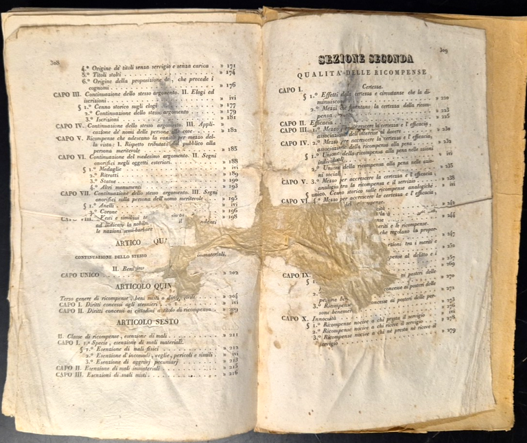 DEL MERITO E DELLE RICOMPENSE trattato Di Melchiorre Gioia VOLUME …