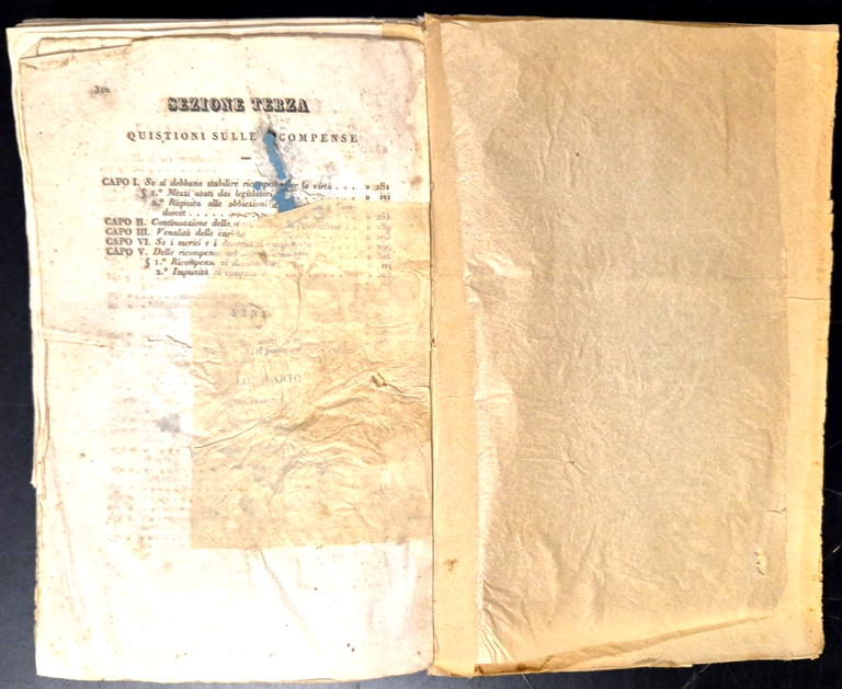 DEL MERITO E DELLE RICOMPENSE trattato Di Melchiorre Gioia VOLUME …