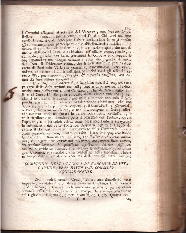DELLA GERARCHIA ECCLESIASTICA IL PEDAGOGO volume I Francesco Dell'Armi 1796