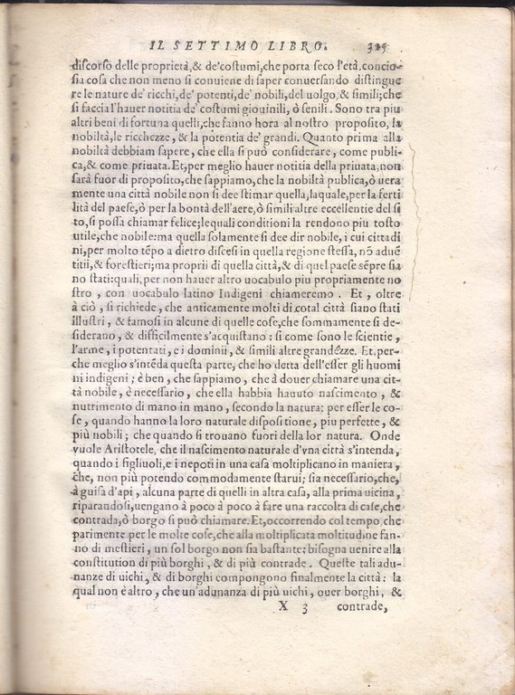 DELLA INSTITUTION MORALE di Alessandro Piccolomini 1594 Ugolino Libro Antico