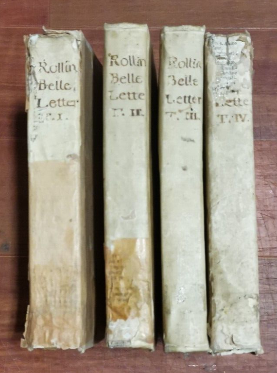DELLA MANIERA DI INSEGNARE STUDIARE LE BELLE LETTERE Rollin 4 …