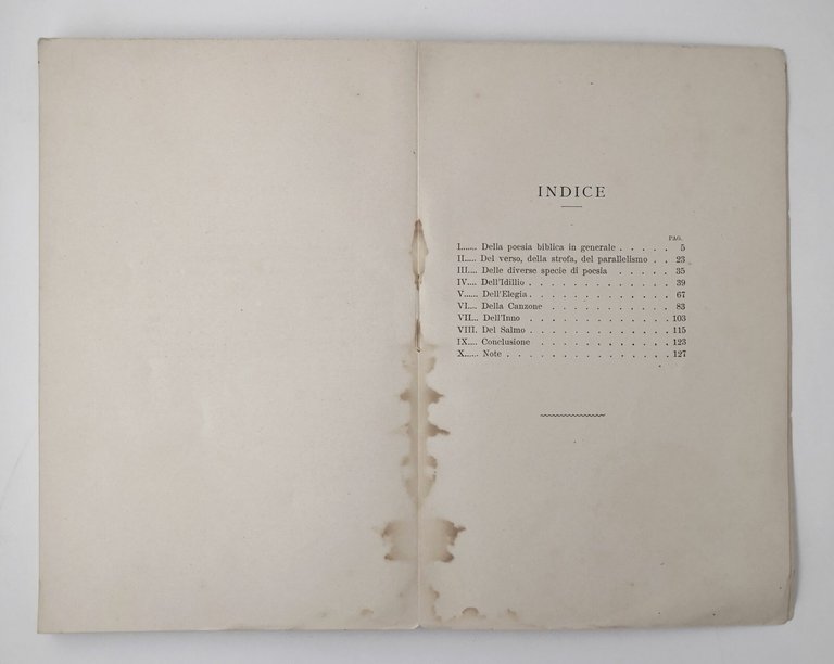 DELLA POESIA BIBLICA di Nicola Fano 1906 Nicola Garofalo Bitonto …