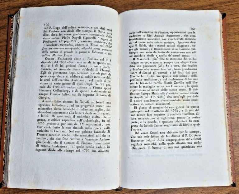 DELLA REGALE ACCADEMIA ERCOLANESE DALLA FONDAZIONE SINORA di Gastaldi 1840 …