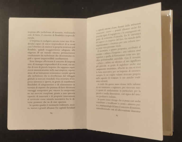 DELLA SOCIETÀ E DELLA ECONOMIA NELL'ITALIA DI FINE MILLENNIO Dioguardi …