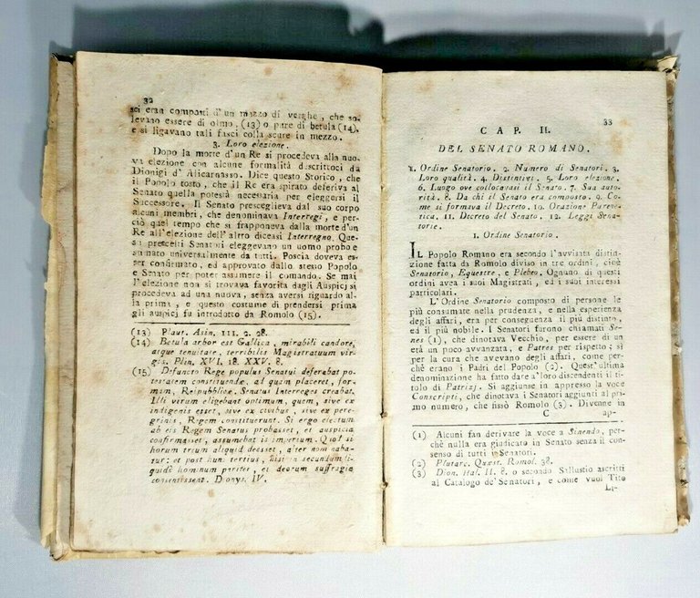 DELLA VITA PUBBLICA DE ROMANI tomo I di Ferdinando Secondo …