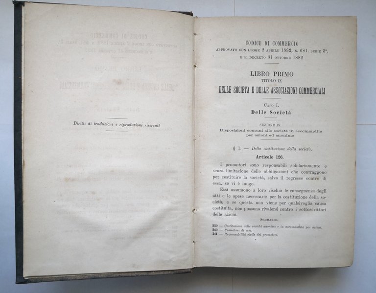 DELLE SOCIETÀ E ASSOCIAZIONI COMMERCIALI di R Calamandrei volume 2 …