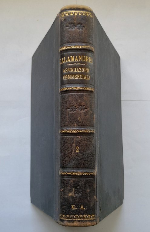 DELLE SOCIETÀ E ASSOCIAZIONI COMMERCIALI di R Calamandrei volume 2 …