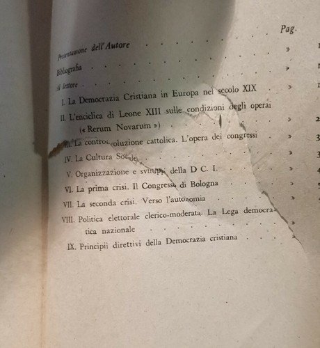 DEMOCRAZIA CRISTIANA Di Romolo Murri 1944 Cosmopolita collana politica libro
