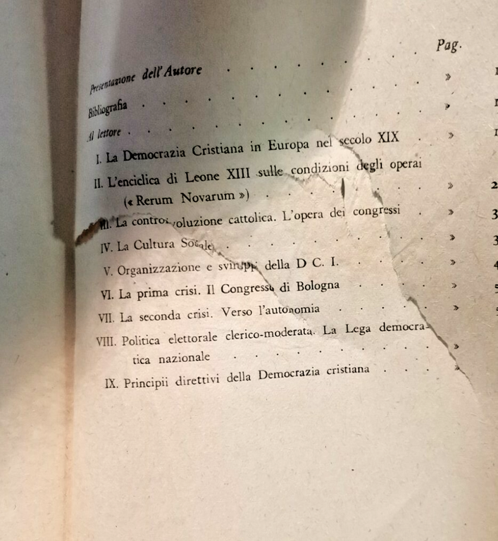 DEMOCRAZIA CRISTIANA Di Romolo Murri 1944 Cosmopolita collana politica libro | Immagine Gallery 4