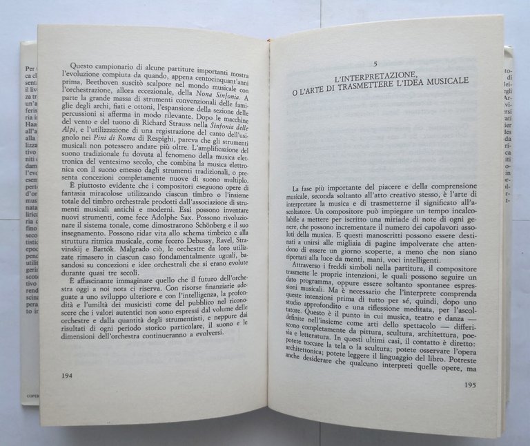 DENTRO LA MUSICA di Karl Haas 1987 Frassinelli libro per …