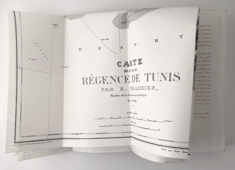 DESCRIPTION DE LA REGENCE DE TUNIS di Pellissier 1980 Bouslama …