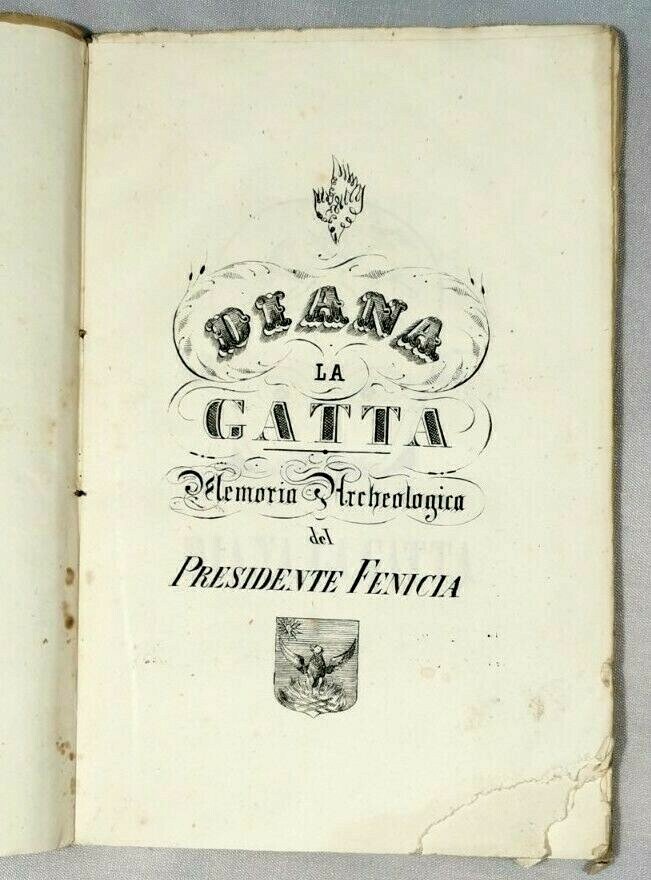 DIANA LA GATTA memoria archeologica del presidente Fenicia 1844 Ruvo …