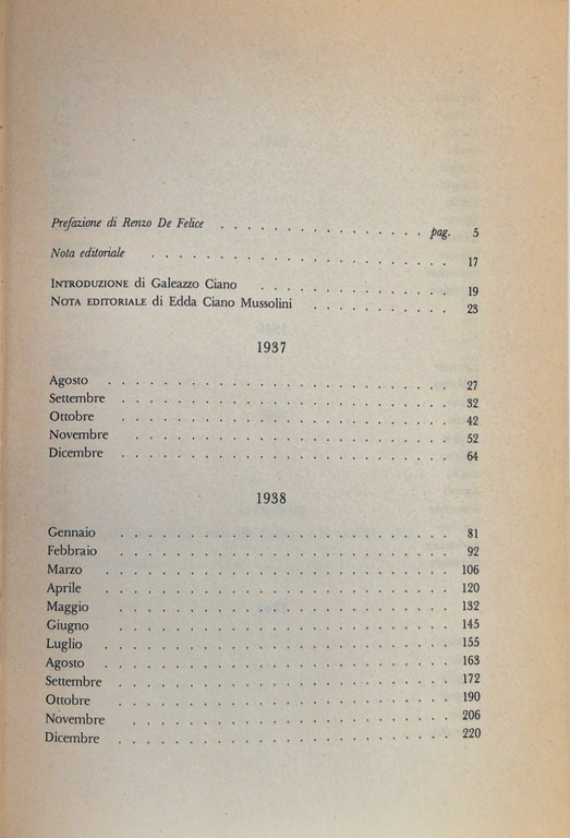 DIARIO 1937 1943 di Galeazzo Ciano 1980 Rizzoli De Felice … | Immagine Gallery 4