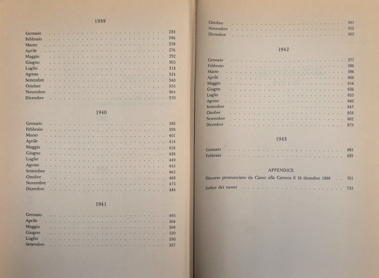 DIARIO 1937 1943 di Galeazzo Ciano 1980 Rizzoli De Felice … | Immagine Gallery 5