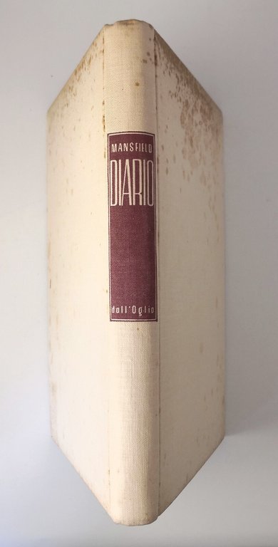 DIARIO di Katherine Mansfield 1949 Dall'Oglio Libro biografia malattia