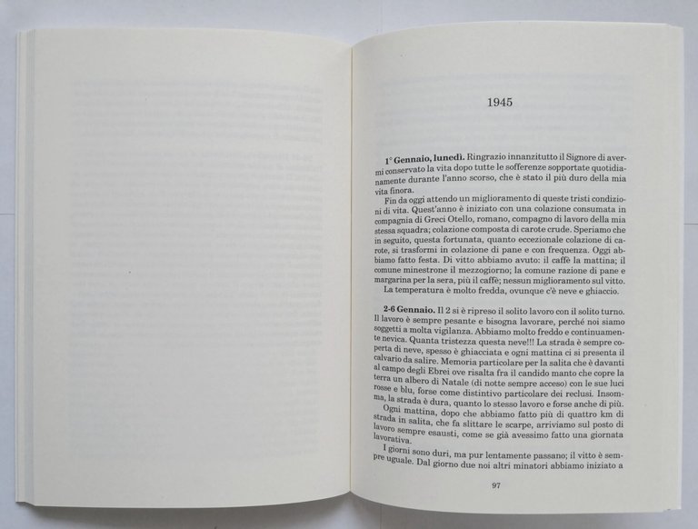 DIARIO DI PRIGIONIA Giuseppe Lomuscio 2005 Bastogi autografo Libro II …