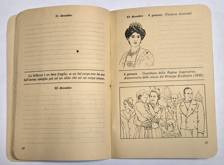 DIARIO SCOLASTICO per la seconda e terza classe elementare 1941 … | Immagine Gallery 4