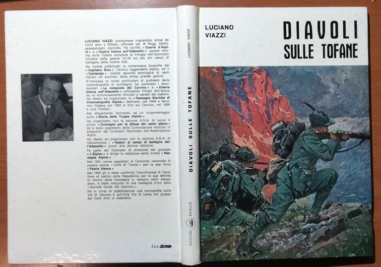 DIAVOLI SULLE TOFANE di Luciano Viazzi 1971 Edizioni Agielle Libro …