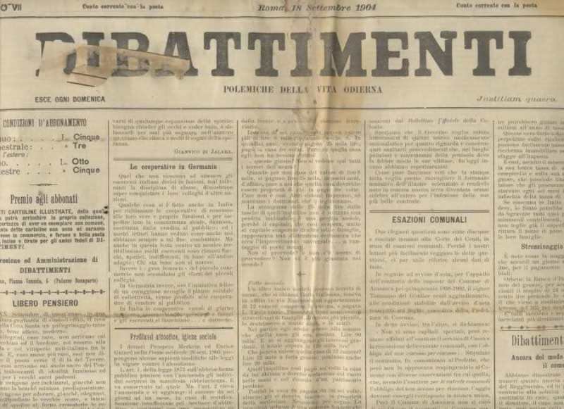 DIBATTIMENTI anno VII 1904 9 NUMERI rivista giornale settimanale diritto …