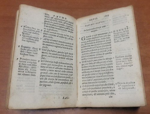 DICHIARATIONE DEI SALMI DI DAVID fatta Francesco Panigarola 1602 Venezia …