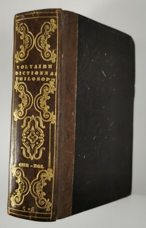 DICTIONNAIRE PHILOSOPHIQUE di Voltaire tomi 5 6 Cristianesimo 1809 libro …