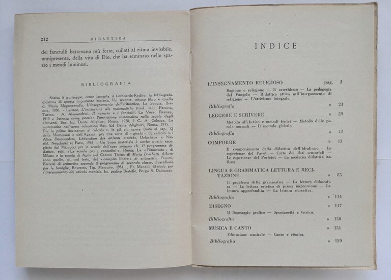 DIDATTICA di Mario Casotti parte II 1947 La Scuola Libro
