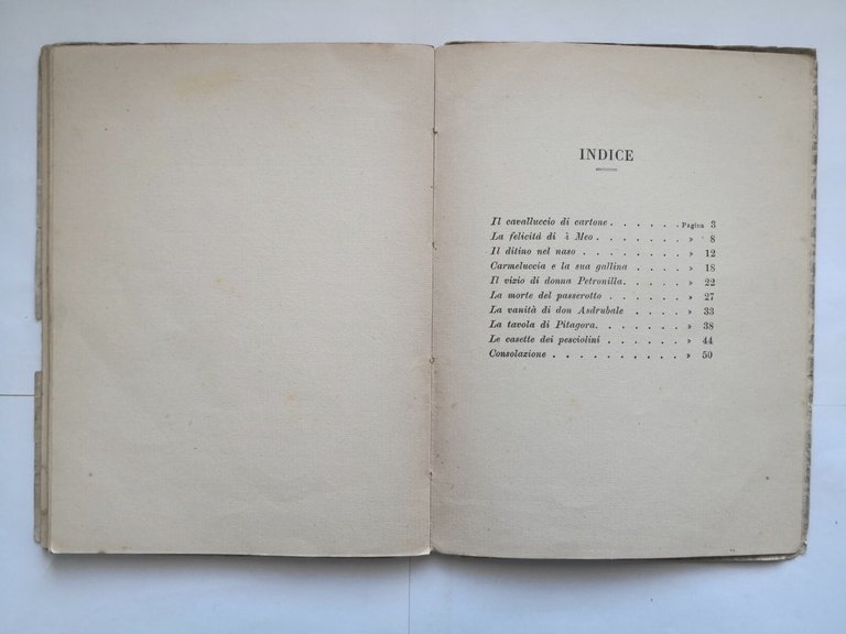 DIECI RACCONTINI di Michele Mastropaolo 1927 Antonio Vallardi Libro illustrato