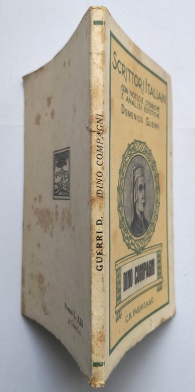DINO COMPAGNI 1260 1324 di Domenico Guerri 1932 Paravia libro …