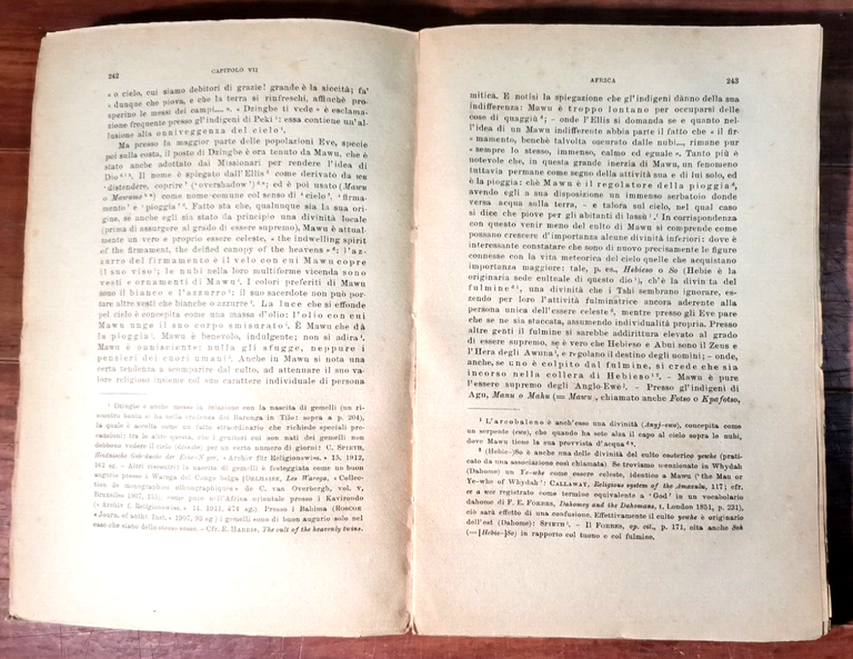 DIO formazione sviluppo del monoteismo volume I di Pettazzoni 1922 …