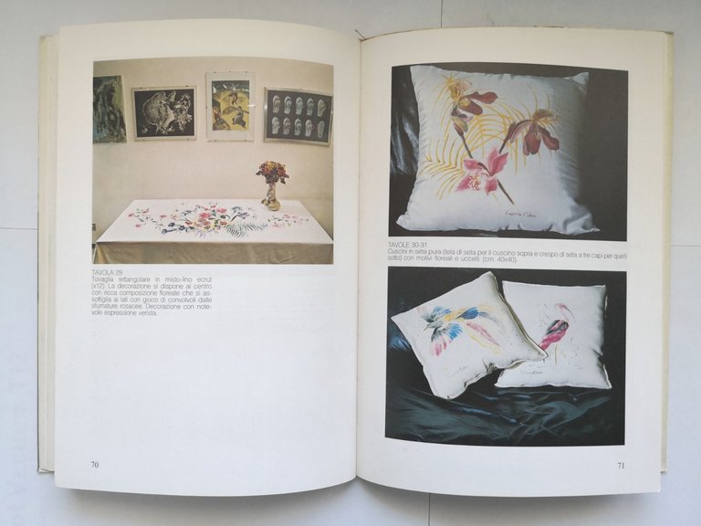 DIPINGIAMO TESSUTI di Teodorico Battaglini 1986 Il Castello Libro tecniche