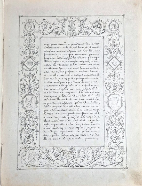 DIPLOMA DI LAUREA IN MEDICINA Antico Regno due Sicilie 1853 … | Immagine Gallery 2
