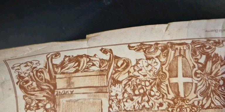 DIPLOMA Distintivo d'onore per gli orfani dei Caduti I guerra …